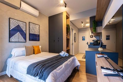 Studio Completo a 5min do Metrô Madalena | HV108 — Vila Madalena, São Paulo