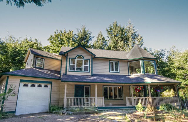 Hilltop Home in the Woods on Lyre River, near Olympic Park