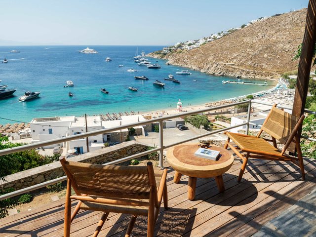 Trinitas Mare - Psarou Beachfront House w Sea View — Psarrou Mykonos, South Aegean