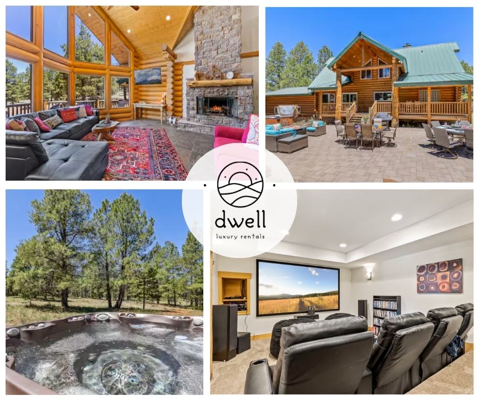 Cabin | Updated | Hottub | Theater | Forest Backin
