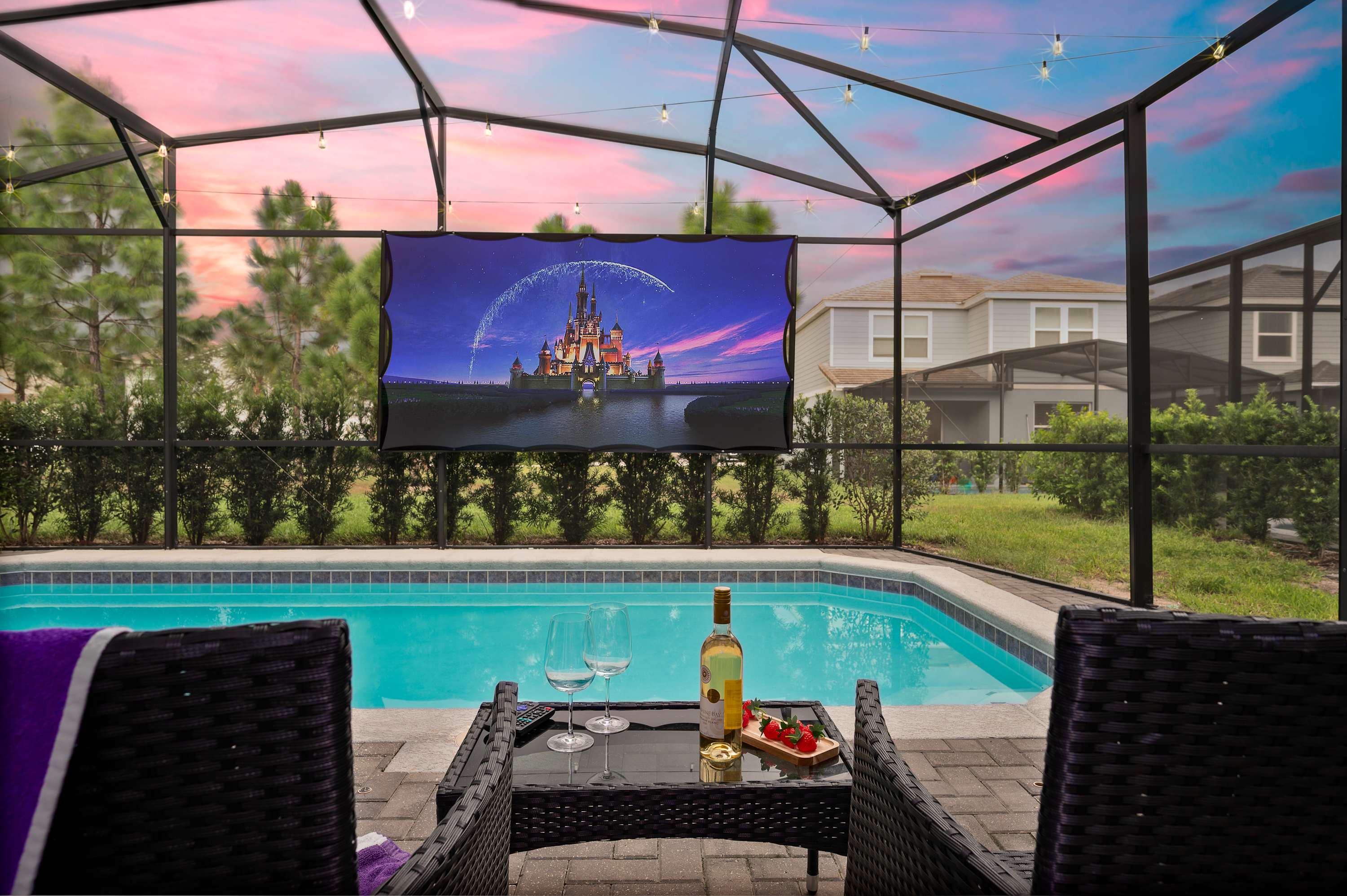 Family villa w/private pool near Disney