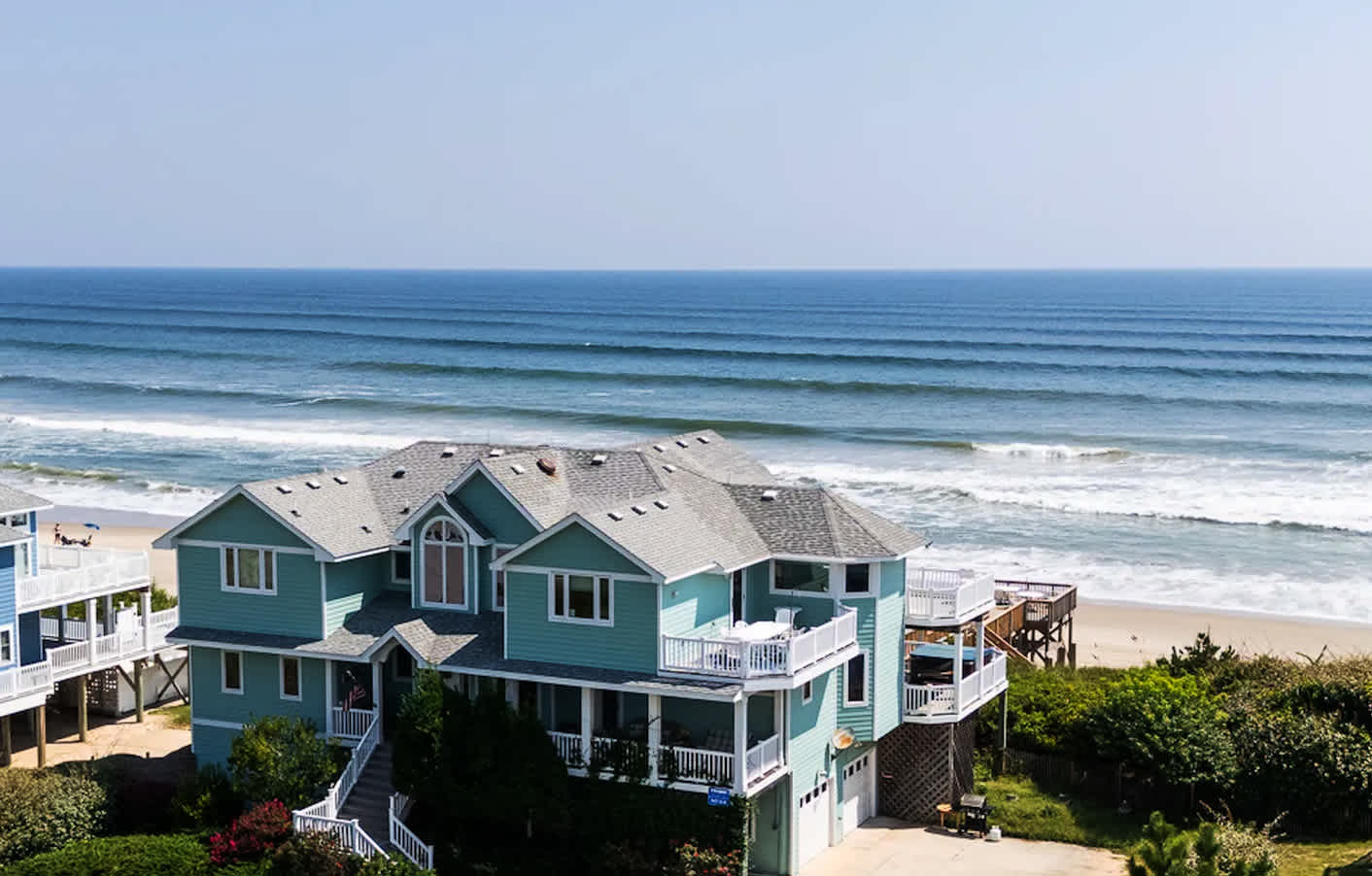 Oceanfront w Pool and Spas, GameRm, Dune Walkover