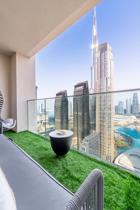 Luxurious 3BR, Burj Khalifa & full fountain view