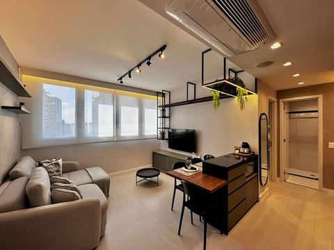 Sampaio Gold | Modern 1 BR in Sao Paulo