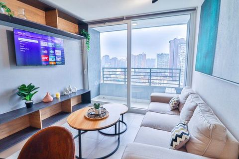 HOM 1-bed with terrace and gym · Metro Irarrázaval