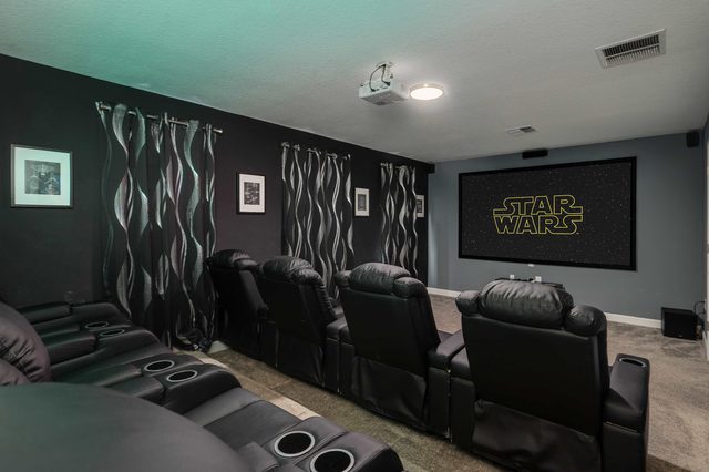 Private theater | Pool and spa | Sleeps 18