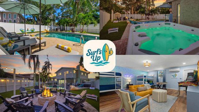 4 Minutes to Beach | Pool | Hot Tub | Game Room