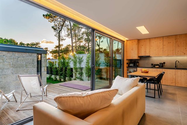 Modern Studio with Sunlit Deck by HostWise — Darque, Viana do Castelo