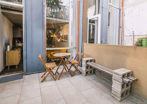 HOM Loft, patio in Cerro Alegre · Pool and parking — Valparaíso, Valparaiso