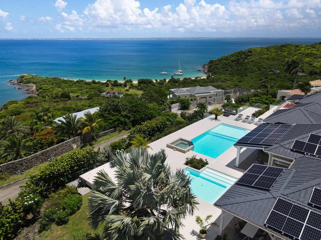 Villa Dreamin Blue | Spectacular Caribbean Views Above Happy Bay