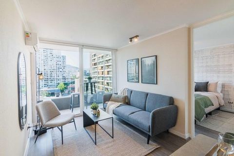 HOM 2-bed, parking and terrace · Metro Irarrázaval