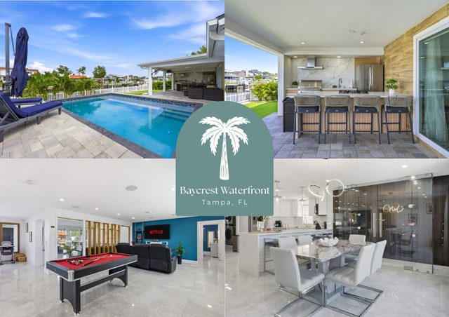 Waterfront Oasis: Heated Pool, Dock, Gym, Bikes