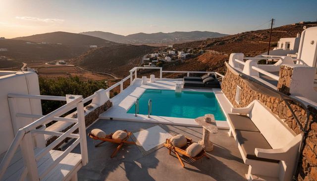 Premium Panormos Villa Escape with Swimming Pool