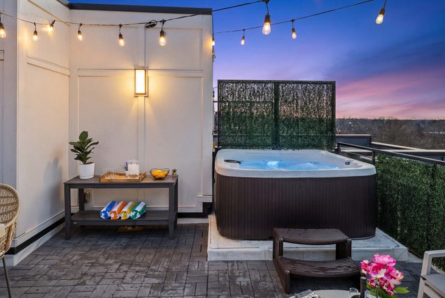 Rooftop Hot Tub Views Parking Mins to Bway
