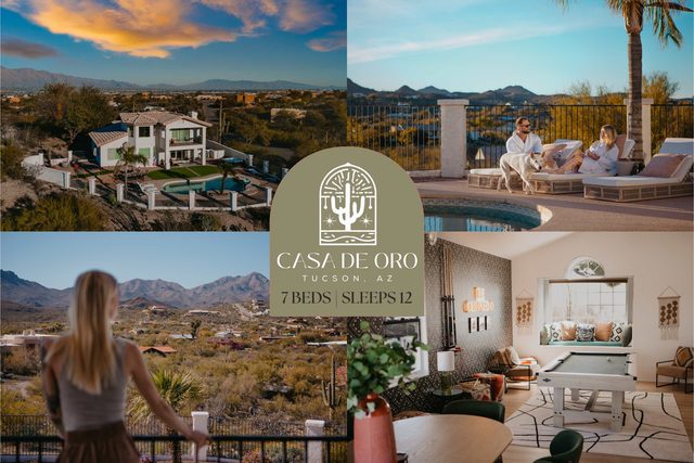 Casa de Oro: 360° Desert Views, Pool & Spa — Tucson, AZ