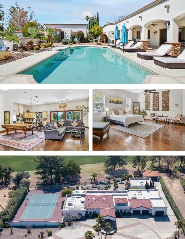 Luxury 7BR Golf Mansion: Pool, Spa, Tennis Court — Scottsdale, AZ