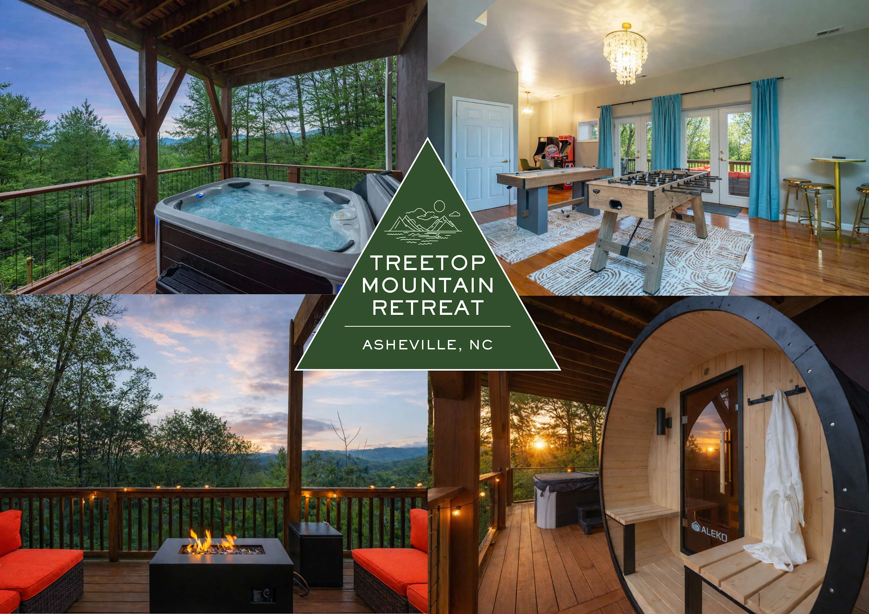 Mountain Retreat - Sauna - Hot Tub - Fire Pit