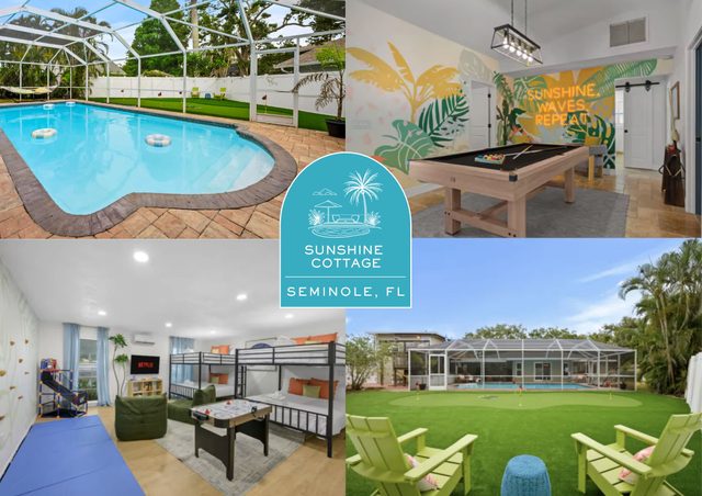 Sleeps 10 | Sport Court | Pool | Putt Putt