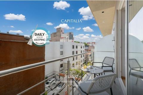 Hamburgo 32 | King Studio & Balcony, Juárez — Ciudad de México, Mexico City