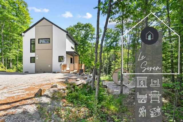 Le Sören - Sauna, Terrace, Fireplace & River — Sainte-Béatrix, Quebec