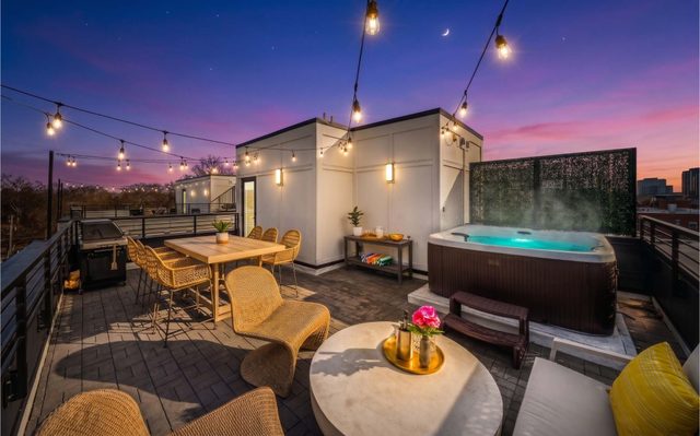 2 Homes | 24 Guests | Rooftop Hot Tub Fire Pit
