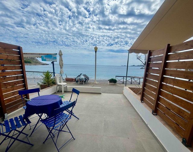Charaki Escape Chic Studio with Seafront Patio