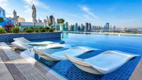 Stylish Studio Seven Palm | Infinity Pool & Beach — Dubai, Dubai