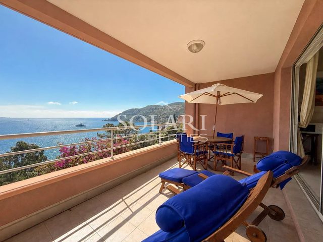 2P avec terrasse, piscine et vue mer