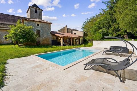 Maison de pierre, piscine privée - Lot médiéval — Saint-Martin-le-Redon, Occitanie