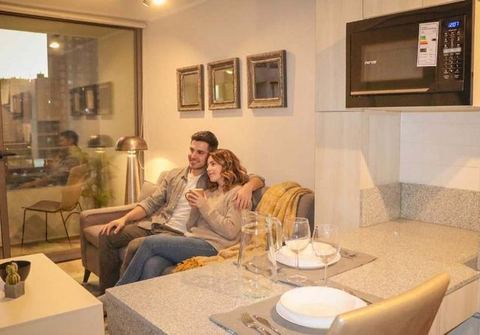 HOM 1-bed with terrace and laundry · Santiago