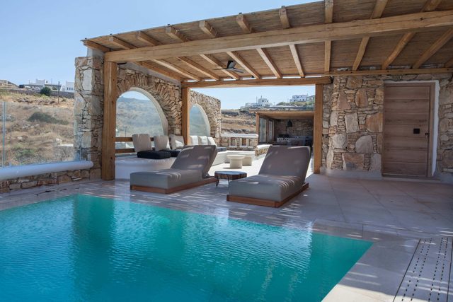 Ultimate Mykonian Retreat w/ Pool Jacuzzi and View
