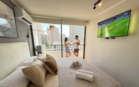 HOM 1-bed with terrace and washer · Santiago — Santiago, Santiago Metropolitan
