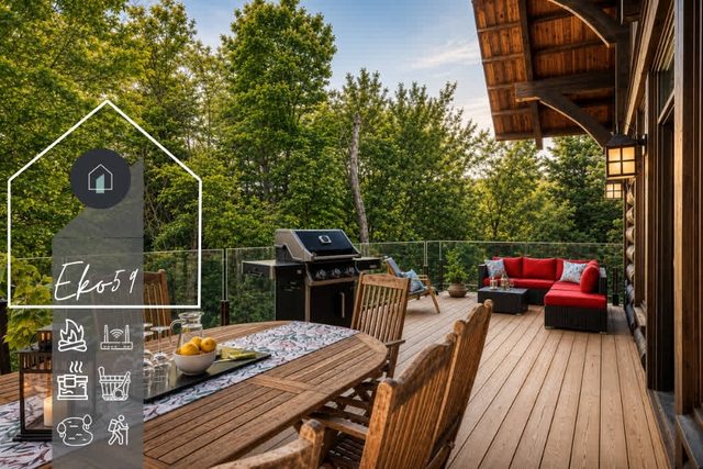 Chalet Eko59 Spa, Sauna + acces to lake & Kayaks