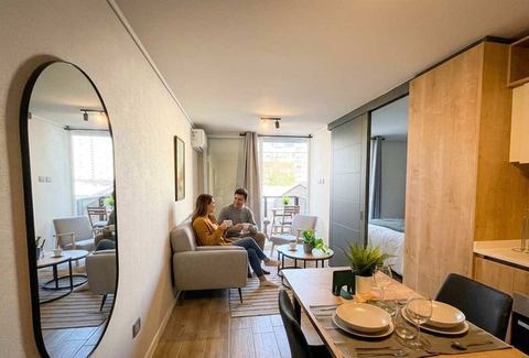HOM 1-bed, terrace and heating · Metro Bustamante