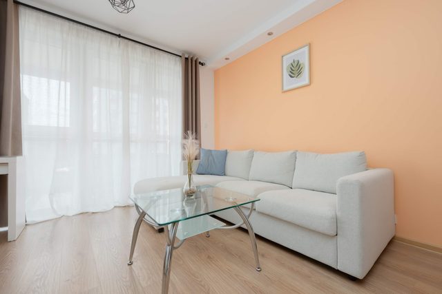 Stylish apartment with a balcony in Warsaw, close to the airport by Noclegi Renters
