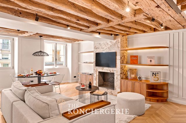 Luxury Apartment a/c - 2bdr-4P - Seine/Louvre
