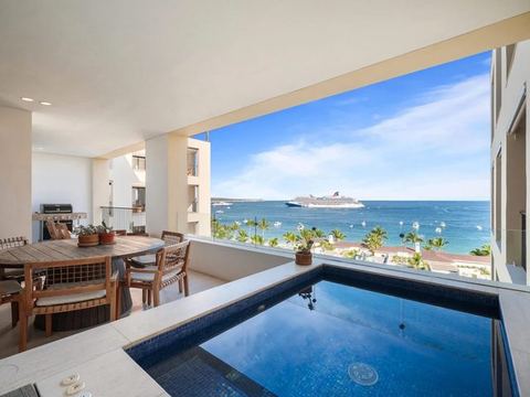 Luxury Medano Beach Cabo Resort 3 bedroom steps to marina — Cabo San Lucas, Baja California Sur