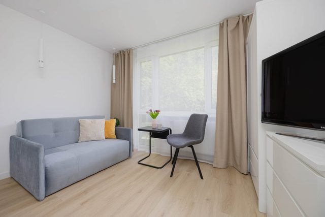Functional Studio near Pole Mokotowskie Workspace Smart TV