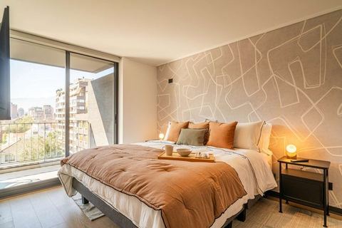 HOM 2-bed for 6 on floor 7 · terrace and pool