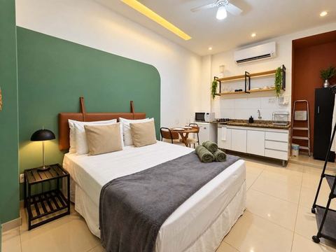 Copacabana Studio Steps to Beach Full Kitchen — Rio de Janeiro, Rio de Janeiro