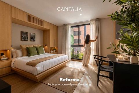 Capitalia Reforma | 2BR w/ Washer & AC — Ciudad de México, Mexico City