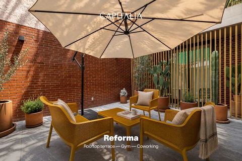 2BR Patio Apt | Gym & Rooftop BBQ — Ciudad de México, Mexico City