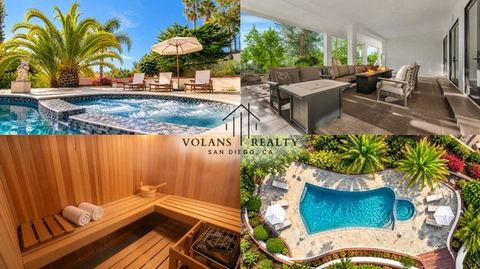 Luxury Estate · 7,000 Sq Ft · Garden, Pool, Spa & Games — San Diego, CA