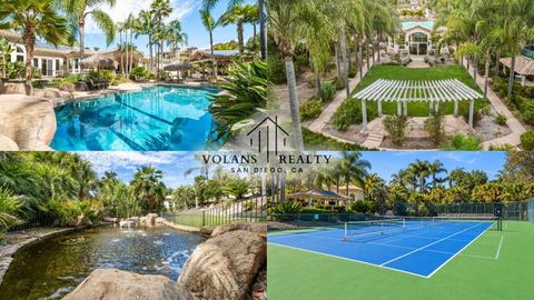 Palm Tree Paradise | Luxury Retreat w/ Pond, Pool, Tennis & Pickleball — Poway, CA