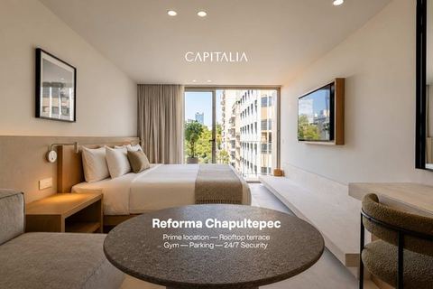 Capitalia | Chic Balcony Studio by Chapultepec — Ciudad de México, Mexico City