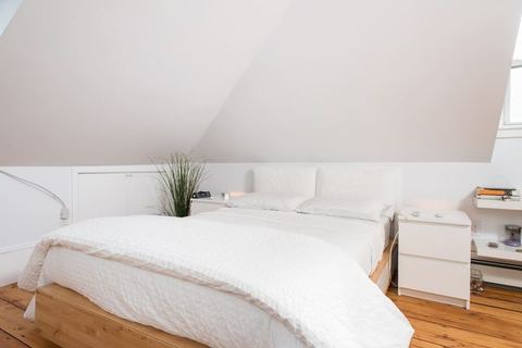 Loft Bedroom with Neighborhood Views | Fort Hill | AK Brownstone — Boston, MA