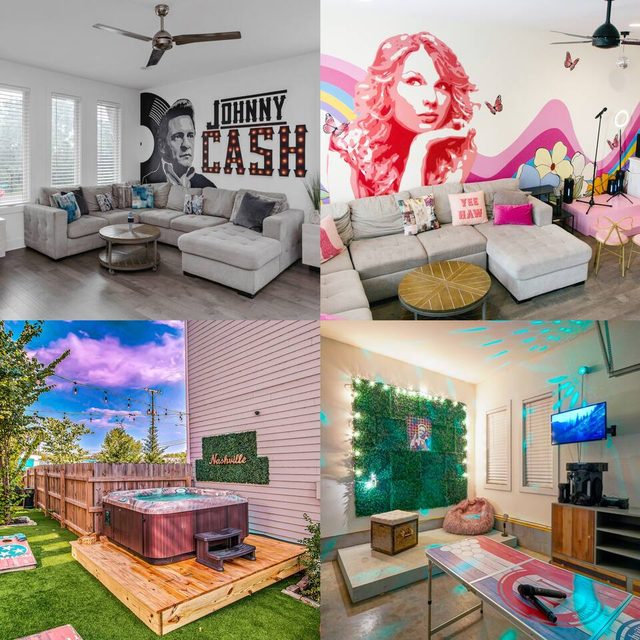 SideBySide-10min to DT-17bed-Karaoke/HotTub/PoolTB