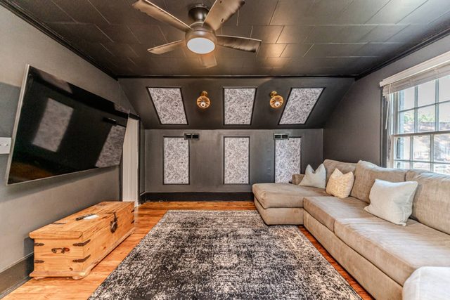MovieRoom-SunRoom-Massive Historic Estate — Sanford, NC