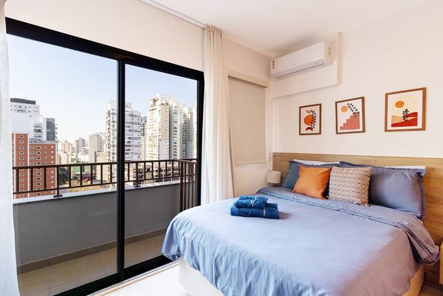 BSR Relaxing Studio near Av. Paulista w/ Gym&Pool