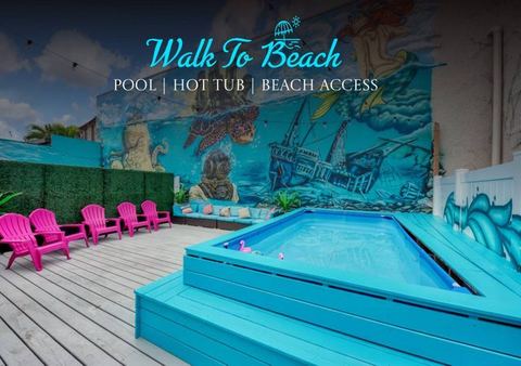 MERMAID HOUSE WITH POOL JACUZZI STEPS to SIESTA KEY BEACH — Siesta Key, FL